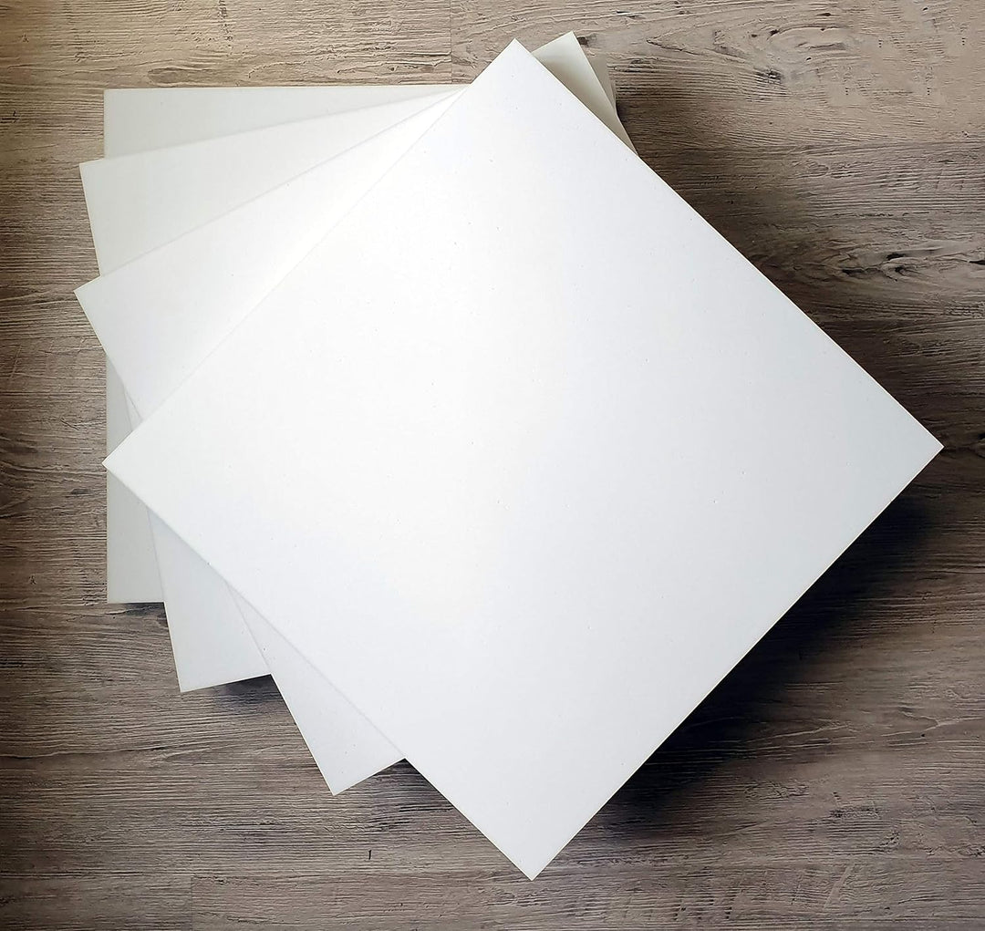 4x Basotect® G+ Schall-Absorber-Platten – 500x500x50mm - 1 Quadratmeter - Quatratischer High-end Aku