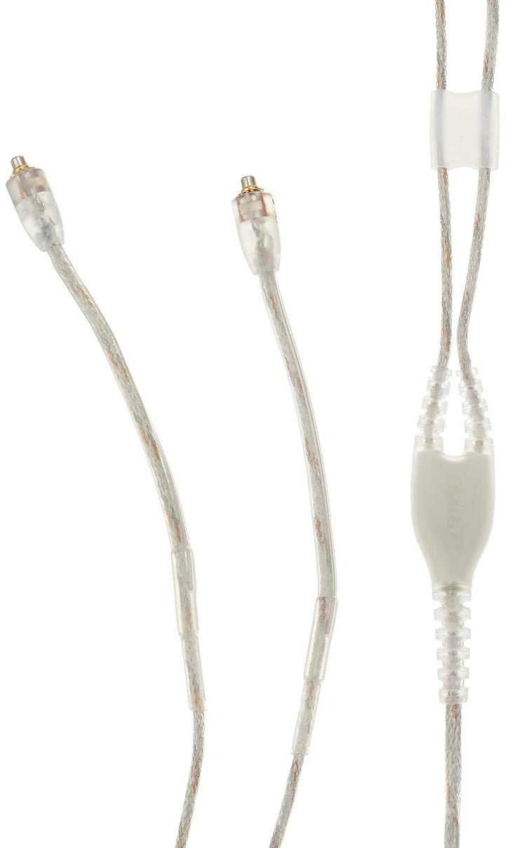 Shure EAC64CLS Ersatzkabel für SE Ohrhörer, 162 cm, Transparent transparent One Size Silberne MMCX-S
