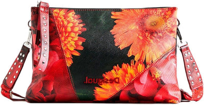 Desigual Womens BOLS_Sunset Patch DO Across Body Bag, Red