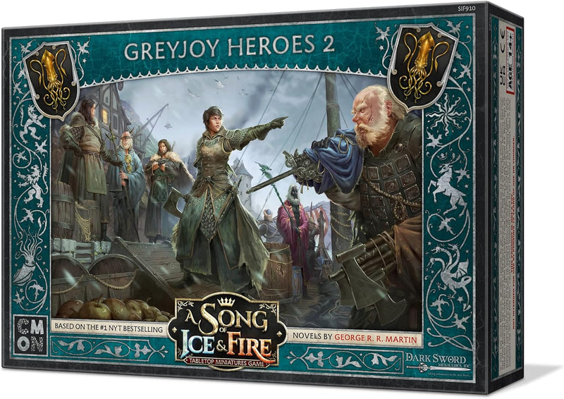 Greyjoy Heroes A Song of Ice and Fire Tabletop Miniatures Game Greyjoy Heroes Unit Box 