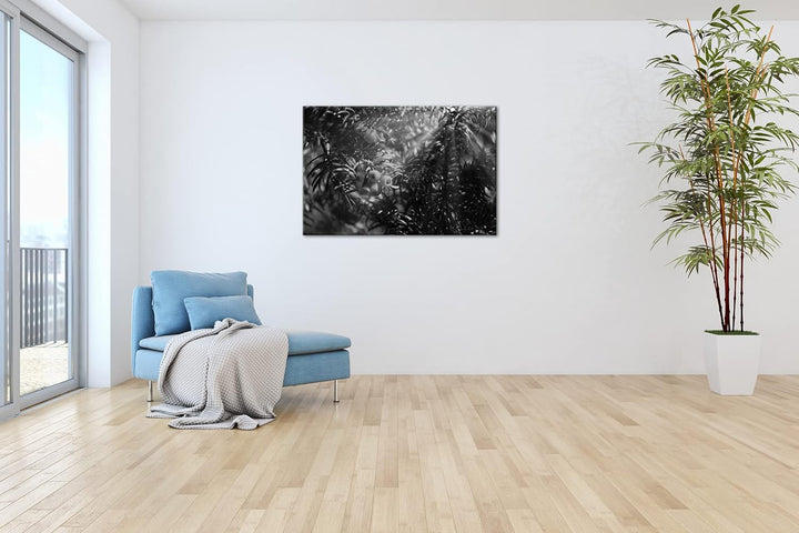 deyoli Eibe mit Früchten Effekt: Schwarz&Weiss Format: 80x60 als Leinwandbild, Motiv fertig gerahmt