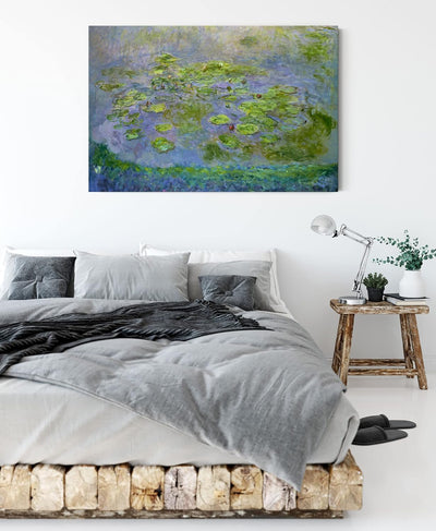 Generisch Claude Monet - Seerosen  VI als Leinwandbild / Grösse: 120x80 cm / Wandbild / Kunstdruck /