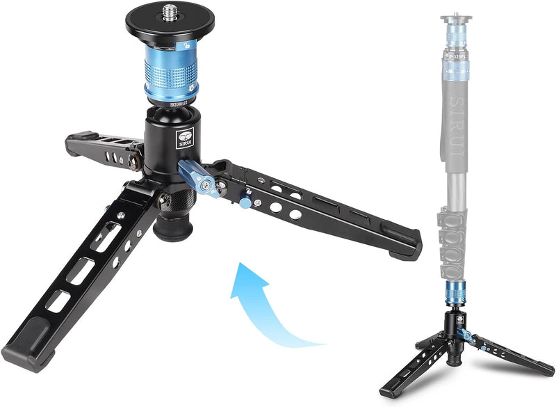 SIRUI P-36 Kit, Aluminium Stativsockel und Adapter, Einbeinstativsockel mit Schnellverschluss, passe