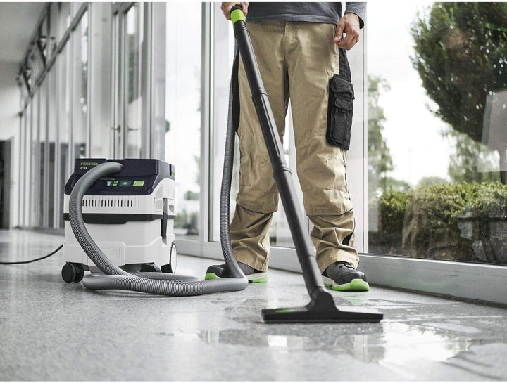 Festool Sistema móvil de aspiración CT 15 E-Set CLEANTEC, Weiss/Schwarz/Grün