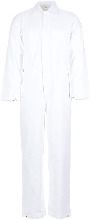 Planam Grösse 44 Damen Food Herren Overall reinweiss Modell 5350 Reinweiss 44, Reinweiss 44