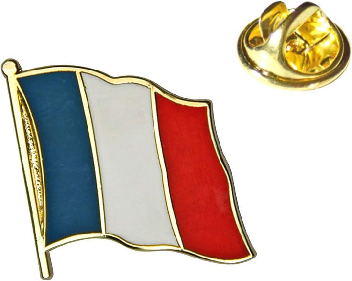 MADSea Elbsegler Premium Tuch mit Flaggenpin Frankreich schwarz Pin, Grösse:58, Pins:Frankreich
