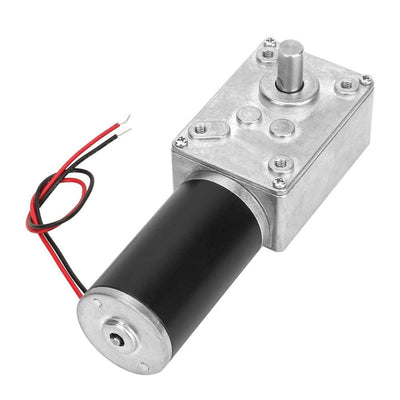 24V Schneckengetriebemotor, Reversibler Schneckengetriebemotor mit Hohem Drehmoment 8mm Elektrischer