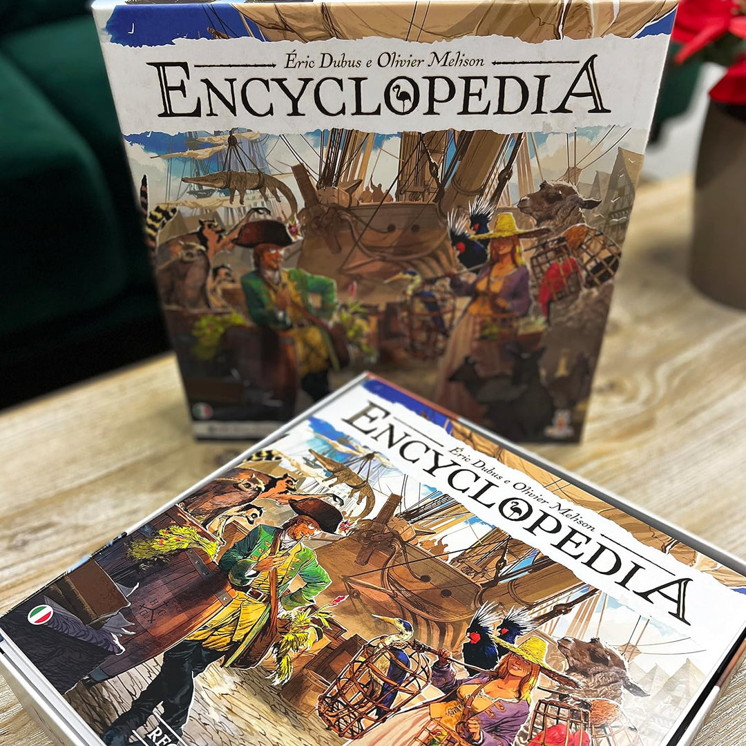 Asmodee 8212 Encyclopedia-Brettspiel, 2-4 Spieler, 14+ Jahre, Ausgabe auf Italienisch