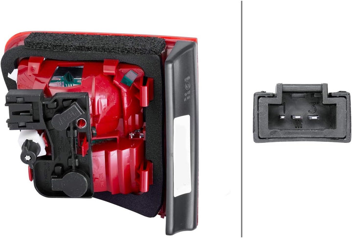 HELLA 2TZ 354 822-041 Heckleuchte - Glühlampe - innerer Teil - rechts - für u.a. Citroën C5 III (Rd_