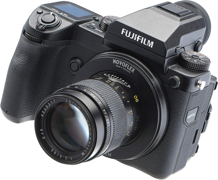 Novoflex Leica M Objektiv auf Fujifilm g-Mount Kamera Adapter (FuG/lem), schwarz