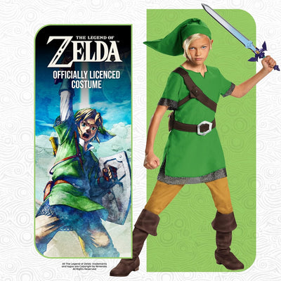 DISGUISE Link Klassisches Kostüm, X-Large (40-42) XL Einfarbig, XL Einfarbig