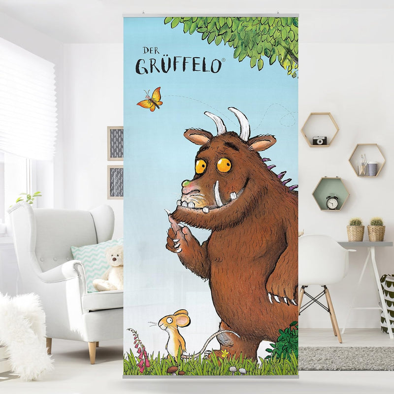 Bilderwelten Der Grüffelo Raumteiler Kids Grüffelo Folgt der Maus 250x120cm ohne Halterung, ohne Hal