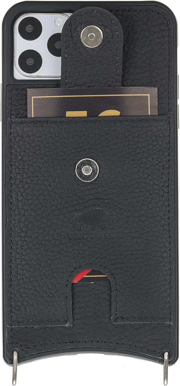 Solo Pelle Lederhülle für das iPhone 11 Pro (Max) 6.5 Zoll Stanford Case Leder Hülle Ledertasche Bac
