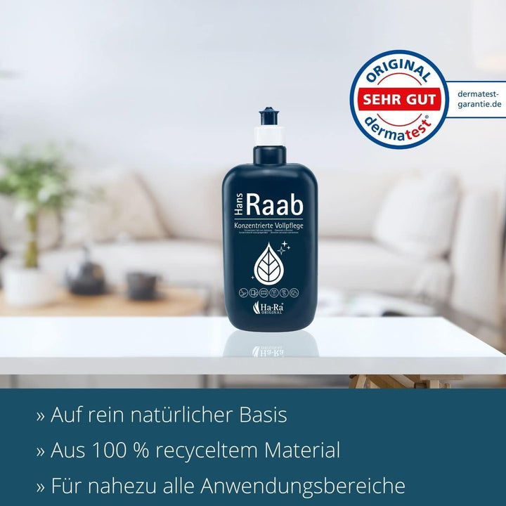 Ha-Ra Fenster-Putz-Set I Fensterwischer 32cm I Konzentrierte Vollpflege 500ml I Rollfix zur perfekte
