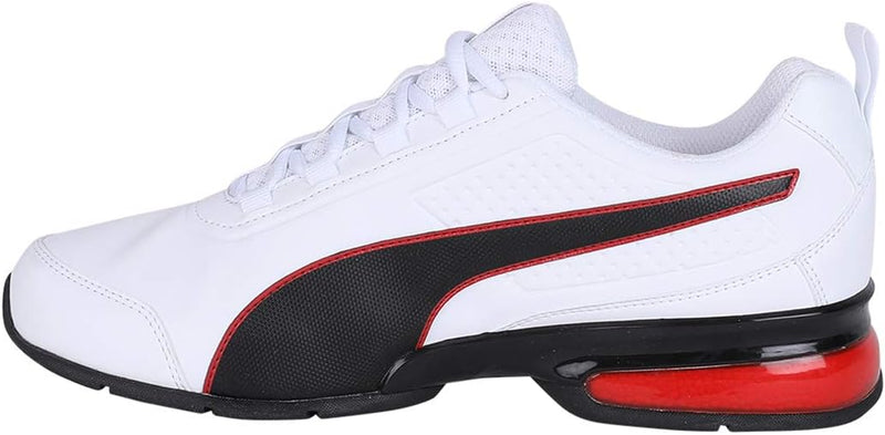 PUMA Unisex Leader Vt Sl Laufschuhe 43 EU Puma White Puma Black Flame Scarlet, 43 EU Puma White Puma