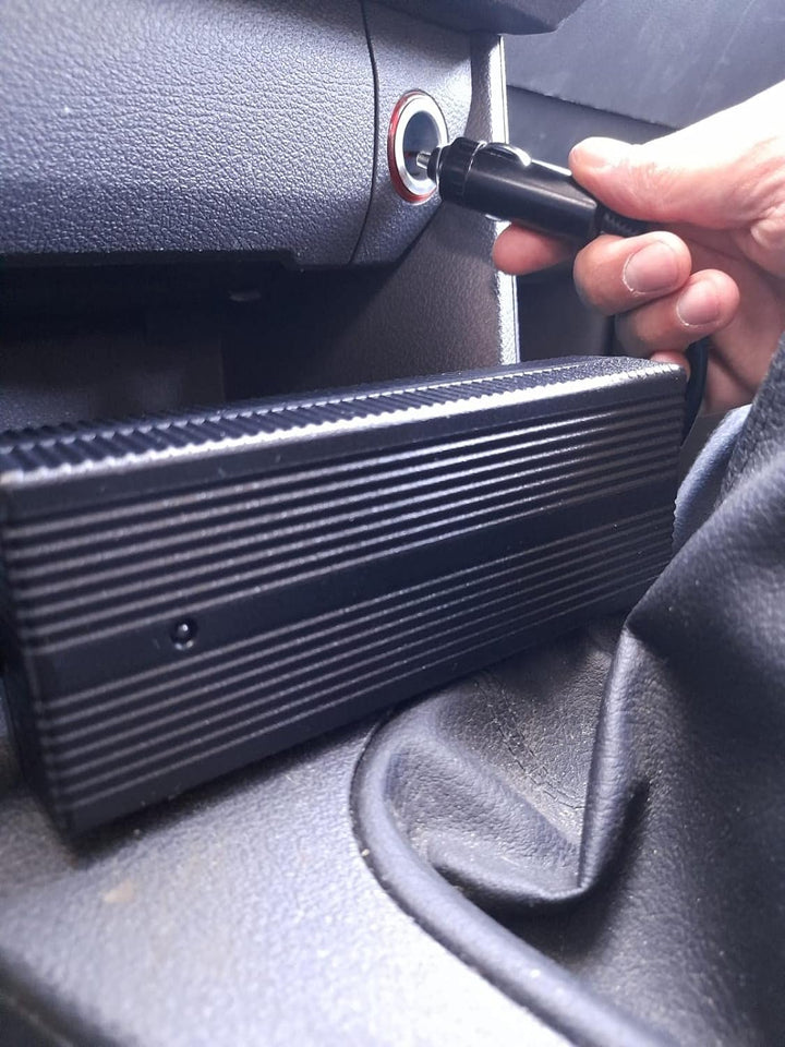 Enerpower DC-DC Kfz Ladegerät 12V-24V Li-Ion auf 14,4V 7A XLR-3 für 12V LiFePo4, AGM Akkus für Wohnm