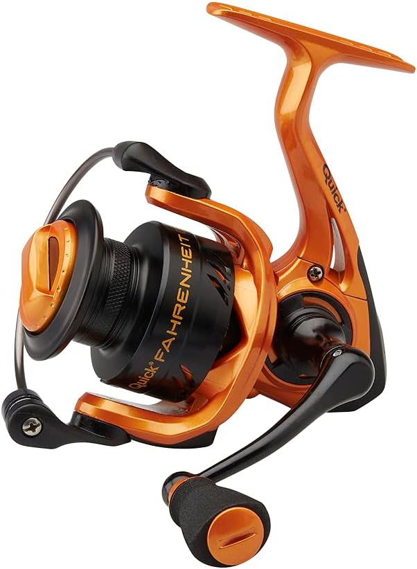 DAM Angelrolle Quick Fahrenheit 6 FD - Profi Spinnrolle Sportwagen Design Arancio/Orange metallic 25