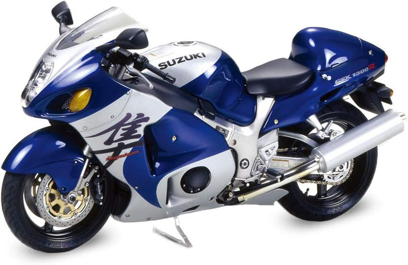 Tamiya 300014090 Suzuki Fahrzeug 300014090-1:12 GSX1300R Hayabusa Street ´98,originalgetreue Nachbil