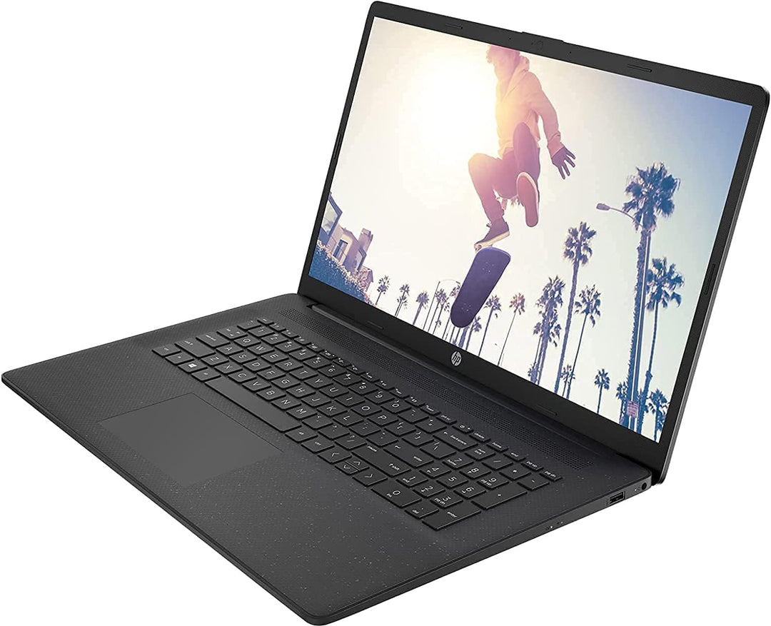 HP 17  schwarz  17,3" FHD  Celeron N4120  RAM: 16GB  SSD: 250GB  Windows 11 Pro