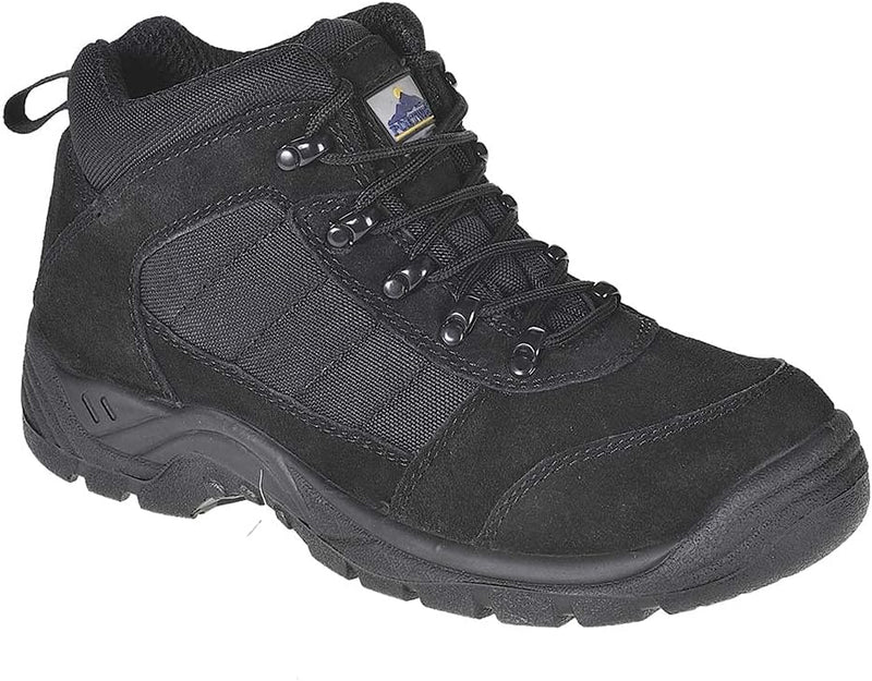 Portwest Steelite Trouper Sicherheitsstiefel S1P, Grösse: 42, Farbe: Schwarz, FT63BKR42 42 EU Schwar