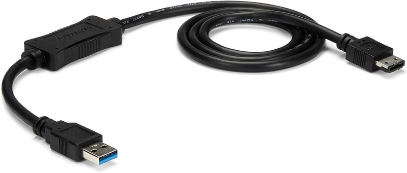 StarTech.com 91 cm USB 3.0 auf eSATA Adapter - 6 Gbit/s USB auf eSATA HDD/SSD/ODD Konverter - eSATA