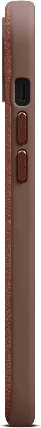 Woolnut Leder Hülle Case für iPhone 15 Plus - Cognac Braun iPhone 15 Plus Braun, iPhone 15 Plus Brau