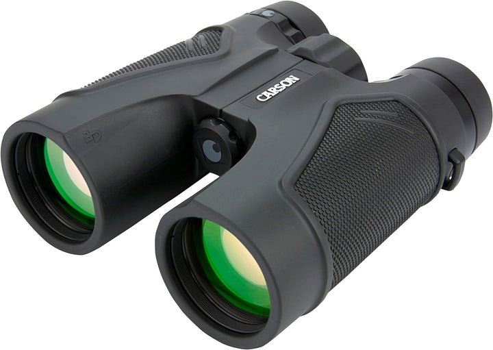 Carson Full-Size Fernglas, 10x42mm, hochwertige ED-Glas Linsen, wasserdicht und beschlagfrei (TD-042