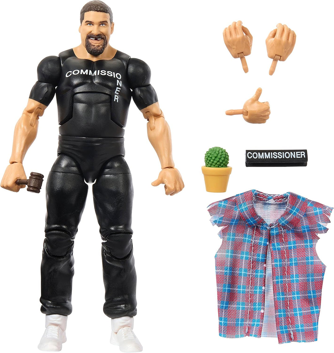 WWE Commissioner Mick Foley Elite Series Mattel 102 Wrestling Figure