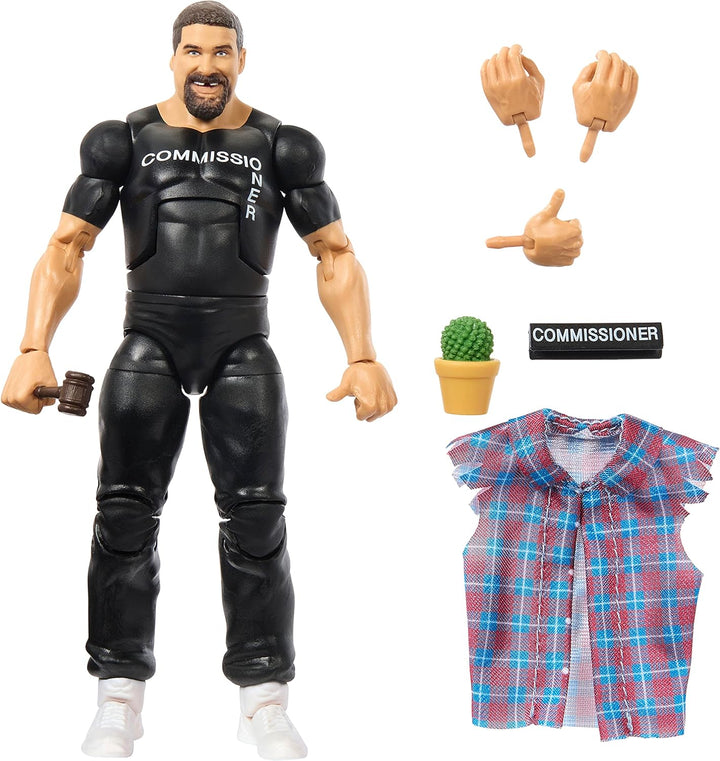 WWE Commissioner Mick Foley Elite Series Mattel 102 Wrestling Figure