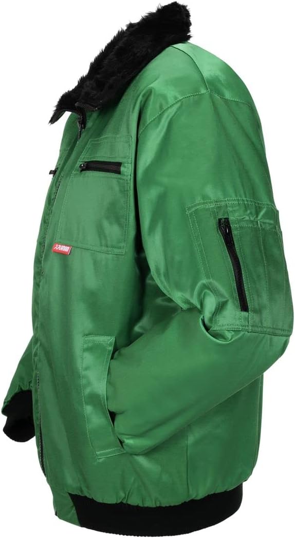 Planam Outdoor Winter Herren Gletscher Pilotenjacke grün Modell 0337 Grösse M, Grün M