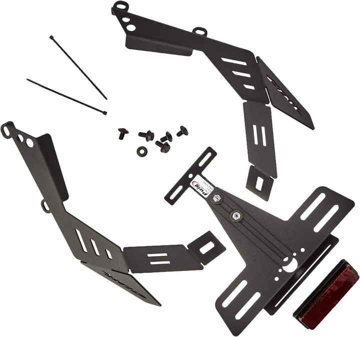 Puig 1612N Nummernschild für Honda CBR600RR 2003-2006, Schwarz, Schwarz