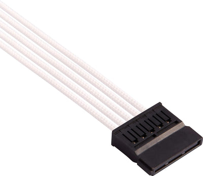 Corsair Premium Sleeved Netzteil Pro-Kabel-Set Typ4 (Generation 4-Serie) Weiss Pro-Set Weiss, Pro-Se