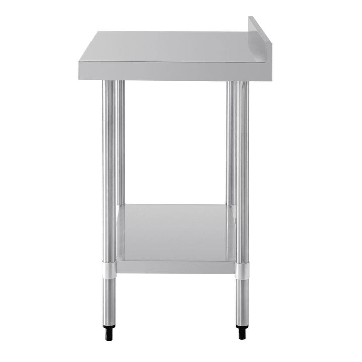 Vogue Vorbereitungstisch aus Edelstahl, mit Aufsatz, 900 x 900 x 600 mm, gewerbliche Nutzung, Silber