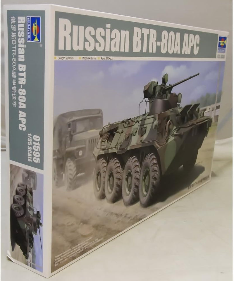 Trumpeter 01595 - Modellbausatz Russian BTR-80A APC