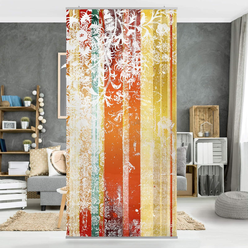 Bilderwelten Raumteiler Streaky I 250x120cm inkl. transparenter Halterung 250x120cm incl. transparen