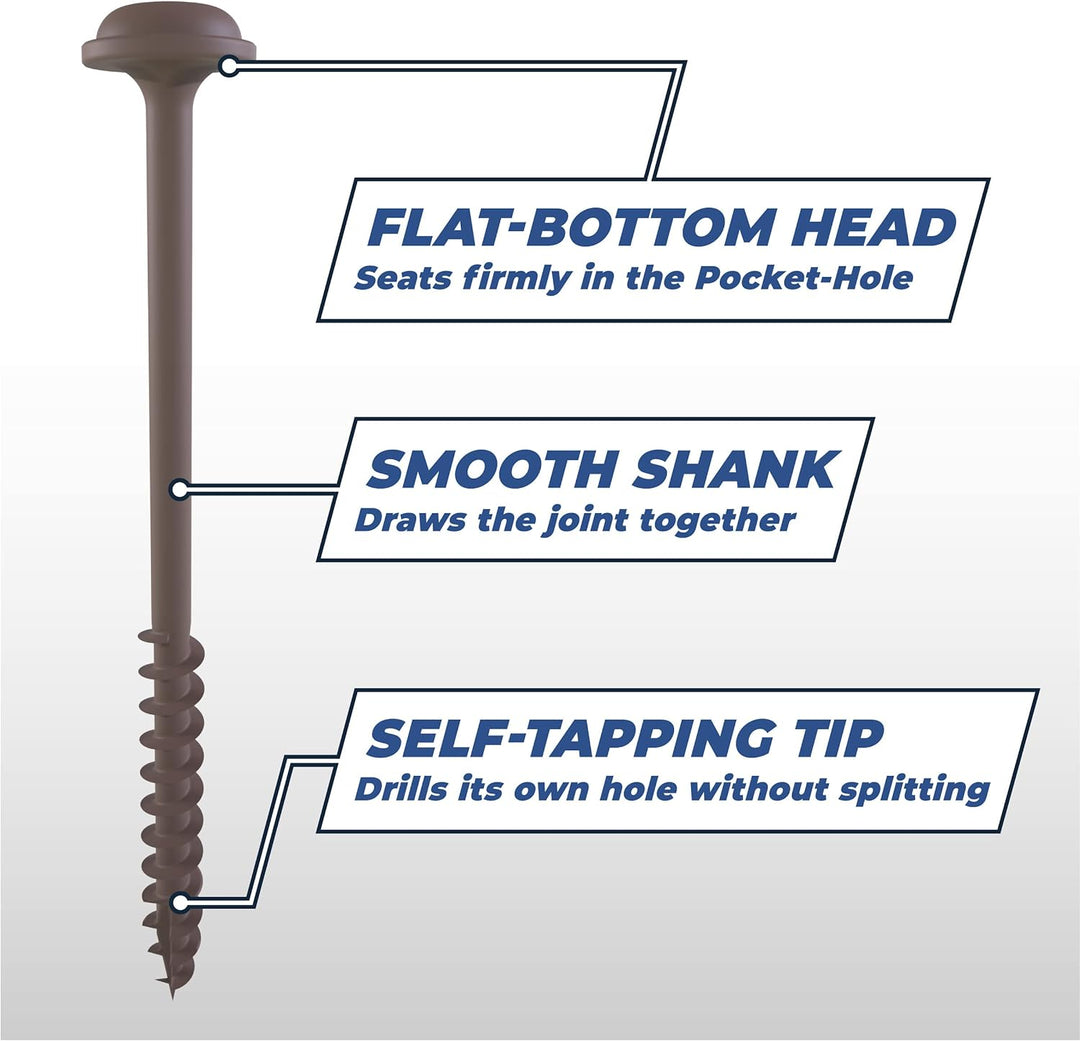 Kreg SML-C4X400-75 XL Taschenschrauben, 4 Zoll (75 Stück)