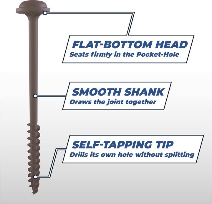 Kreg SML-C4X400-75 XL Taschenschrauben, 4 Zoll (75 Stück)