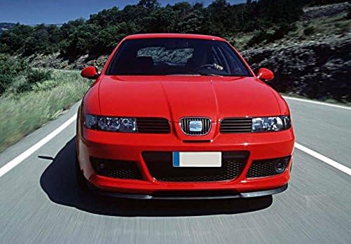 Cup Front Spoiler Lippe Schürze Ansatz ABS Lackierbar Schwarz
