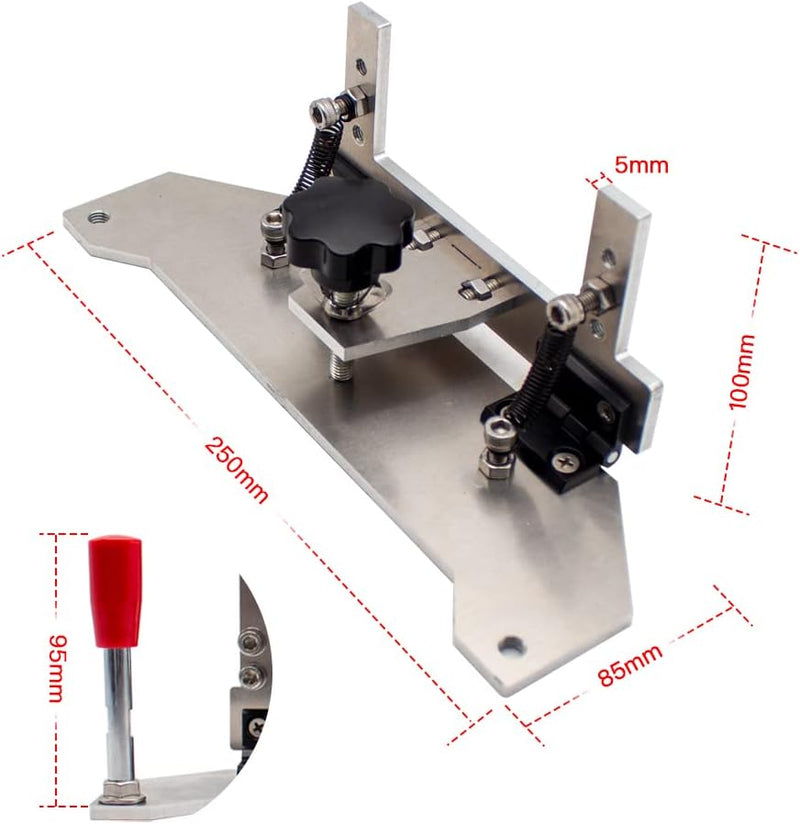 Toplionace Handgehaltener Universal Schnell Flip Schärf Locator, Bandschleifer Teile DIY Messerschär