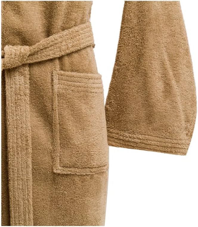 Bassetti Bademantel Saunamantel Morgenmantel Frottee Herren Damen mit Kapuze,Corda, Grösse S 100% Ba
