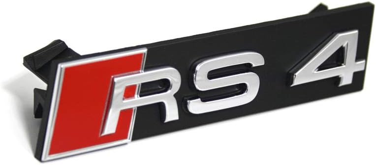 Audi 8E0853736E2ZZ Schriftzug RS4 8E Original Emblem Kühlergrill Clip Zeichen