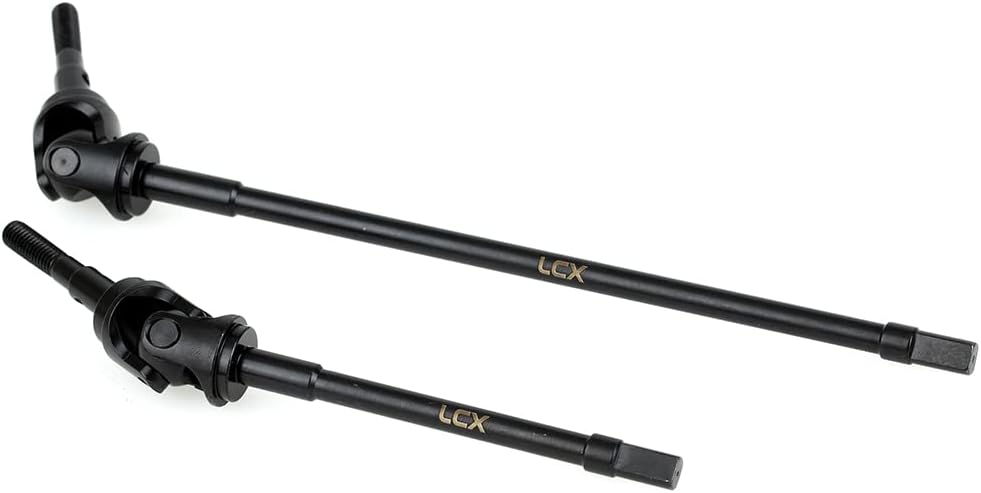 LCX 1/10 RC Crawler Auto gehärteter Stahl CVD Frontantriebswelle AR60 OCP Universal-Achsen-Set für a