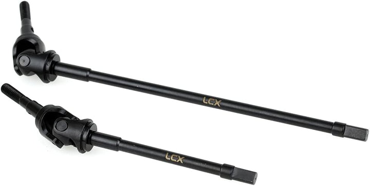 LCX 1/10 RC Crawler Auto gehärteter Stahl CVD Frontantriebswelle AR60 OCP Universal-Achsen-Set für a