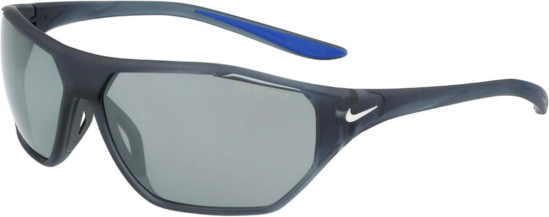 Nike Unisex Aero Drift Sunglasses, 021 Matte Dark Grey/Grey/Silvr, One Size