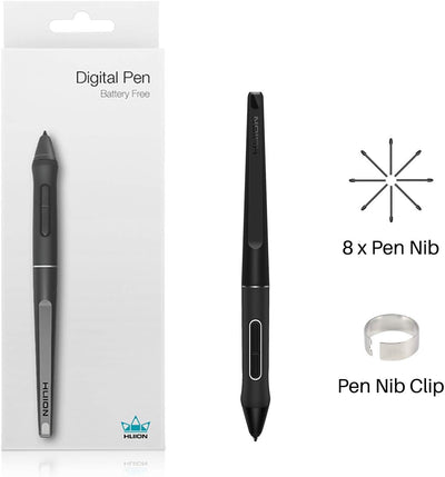HUION Batteriefreier Digitale Stift PenTech3.0 PW517, 8192 Stufen der Druckempfindlichkeit, 60° Kipp