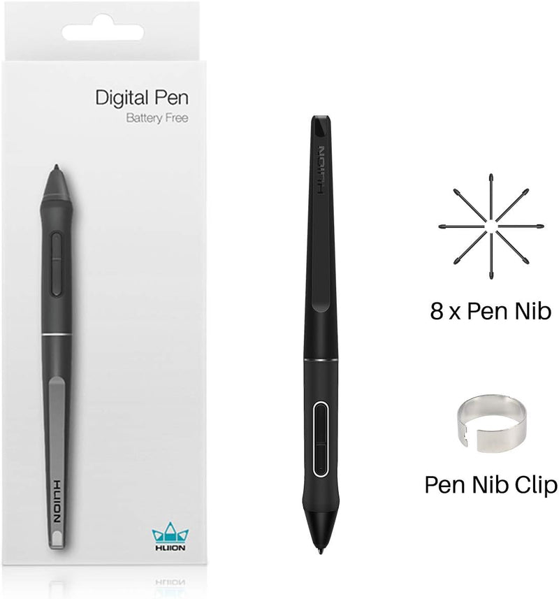 HUION Batteriefreier Digitale Stift PenTech3.0 PW517, 8192 Stufen der Druckempfindlichkeit, 60° Kipp