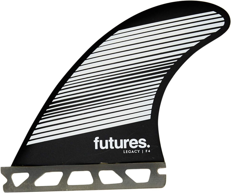 Futures F4 Honeycomb Thruster Fin Grey Black S, Grey Black S