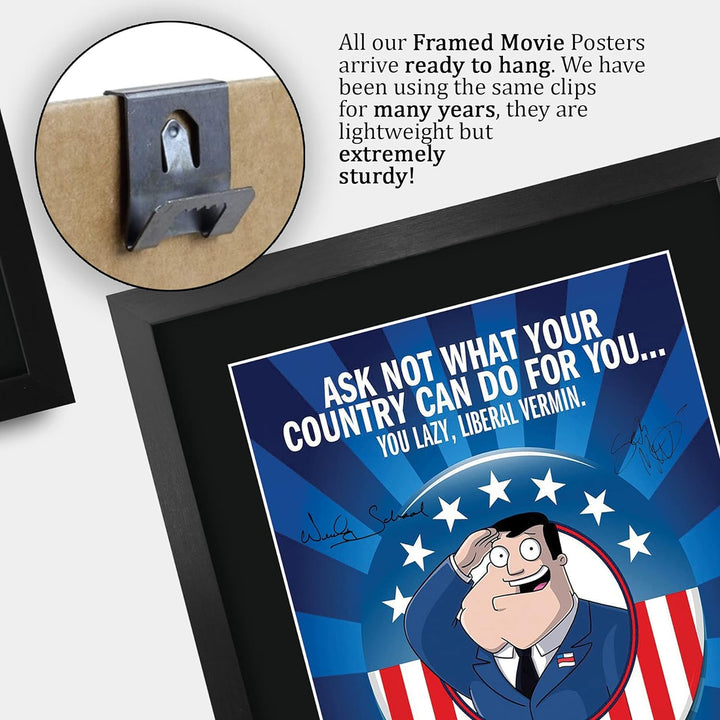 HWC Trading A3 FR American Dad Seth MacFarlane Geschenke gedruckt Autogramm Bild für TV-Fanartikel F