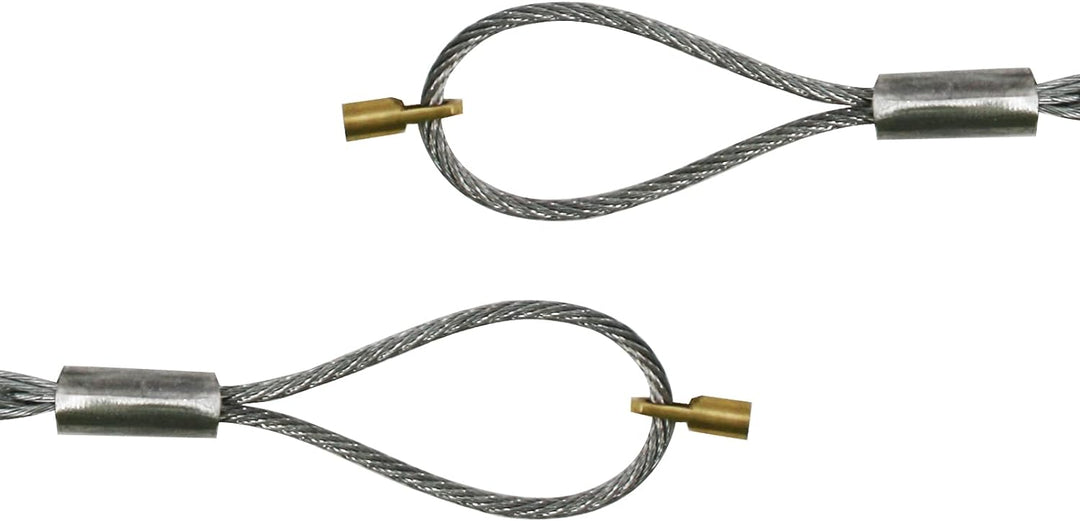 IRSCorp Kabelzug-Griffsocke, flexibles Auge, Netzseil, Kabelsocken-Set, verzinkter Stahl, rutschfest