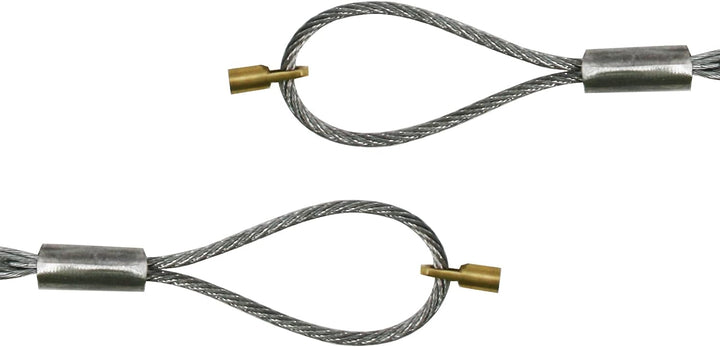 IRSCorp Kabelzug-Griffsocke, flexibles Auge, Netzseil, Kabelsocken-Set, verzinkter Stahl, rutschfest